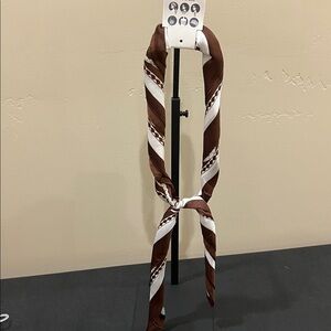 Rachel Zoe | Chocolate Brown & Cream Paisley Scarf